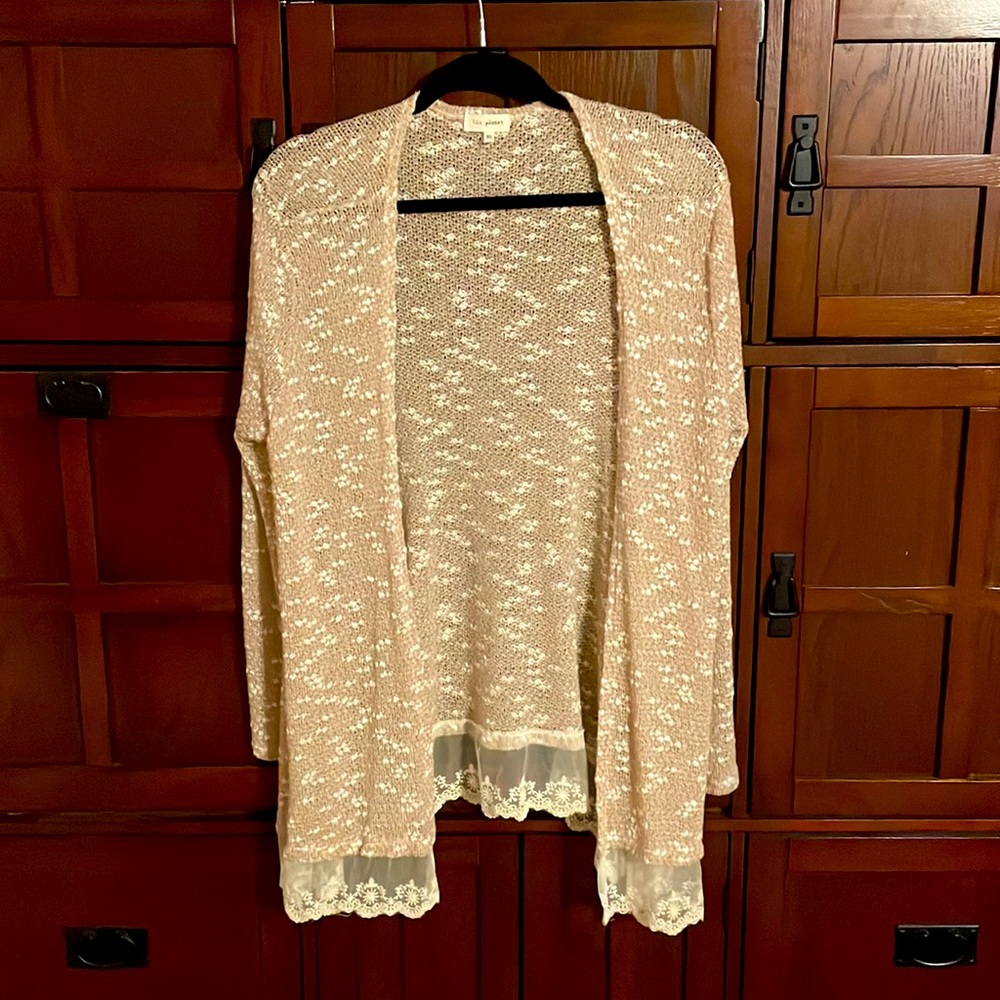 đ»NWT Blu Planet Lace Knit Cardigan Sweater - Picture 3 of 11